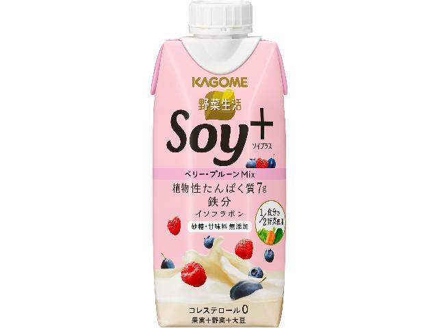 問屋 国分ネット卸 カゴメ 野菜生活 ｓｏｙ ソイプラス ベリープルーンミックス 紙 330ml X12 飲料 卸 卸売 問屋 仕入れのオンラインサイト