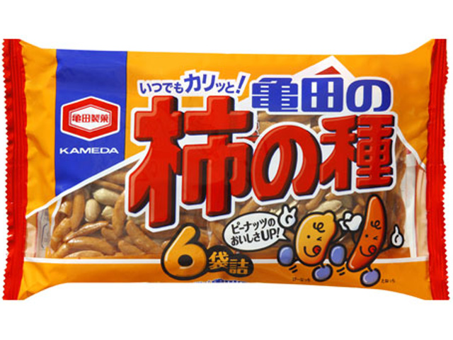 問屋 国分ネット卸 亀田製菓 亀田の柿の種 6袋詰 0g X12 菓子 卸 卸売 問屋 仕入れのオンラインサイト