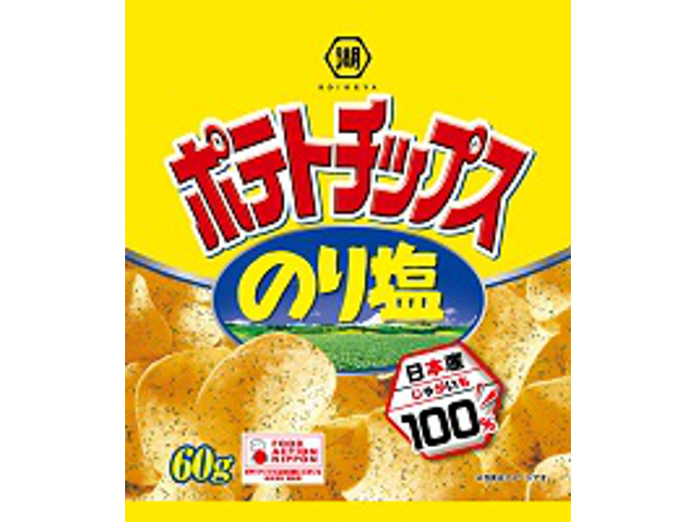 問屋 国分ネット卸】湖池屋 ポテトチップス のり塩 60g x12: 菓子 ～ 卸・卸売・問屋・仕入れ・まとめ買いのネットショップ