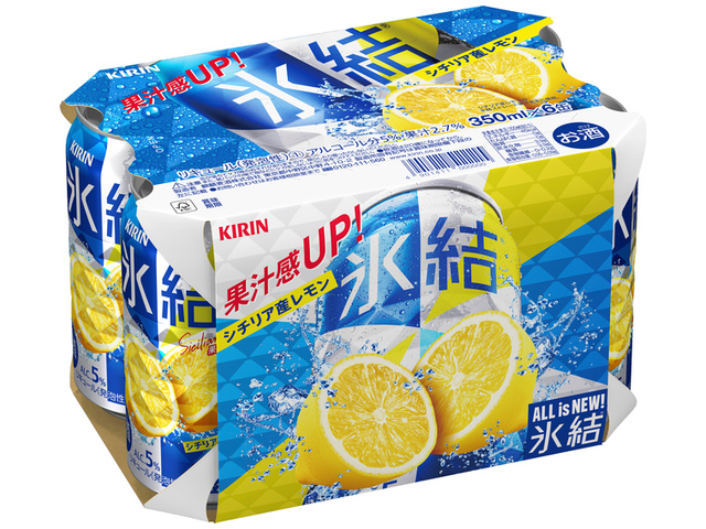 問屋 国分ネット卸】キリン 氷結 レモン ６缶パック 350x6 x4: 酒類 