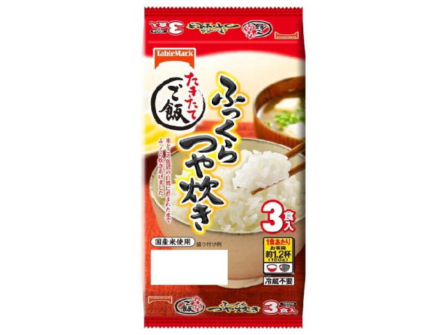 【問屋 国分ネット卸】テーブルマーク たきたてご飯ふっくらつや炊き 3食 180gX3 x8 食品 ～ 卸・卸売・問屋・仕入れのオンラインサイト