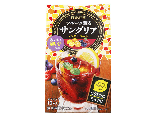 問屋 国分ネット卸 日東紅茶 フルーツ薫るサングリア 9 5gx10 X6 食品 卸 卸売 問屋 仕入れのオンラインサイト