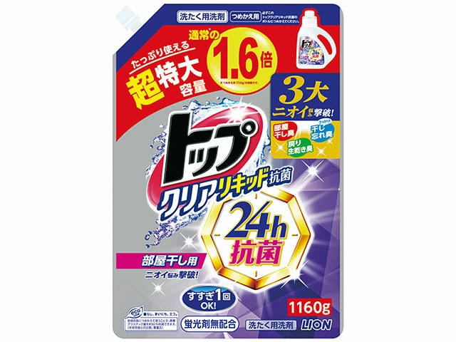 問屋 国分ネット卸】トップクリアリキッド抗菌 つめかえ用超特大1160g x1: 日用品・雑貨 ～ 卸・卸売・問屋・仕入れ・まとめ買いのネットショップ