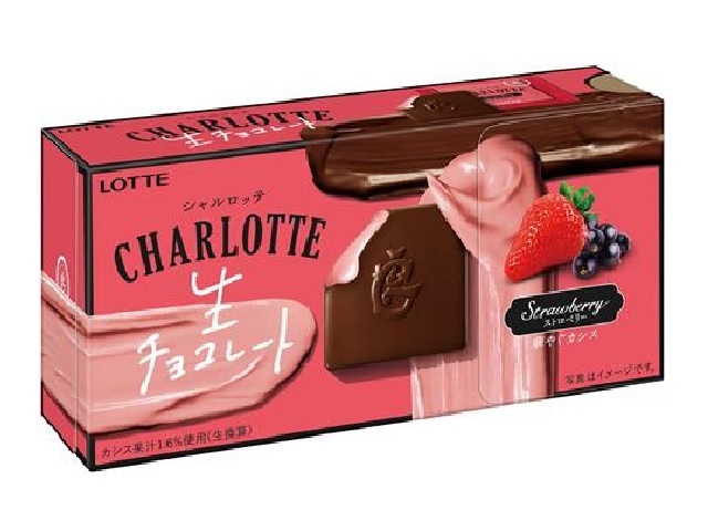 問屋 国分ネット卸 ロッテ シャルロッテ 生チョコレート ストロベリー 12枚 X6 菓子 卸 卸売 問屋 仕入れのオンラインサイト