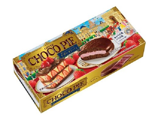 問屋 国分ネット卸 ロッテ チョコパイ 苺とショコラナで仕立てたナポレオンパイ 6個 X5 菓子 卸 卸売 問屋 仕入れのオンラインサイト