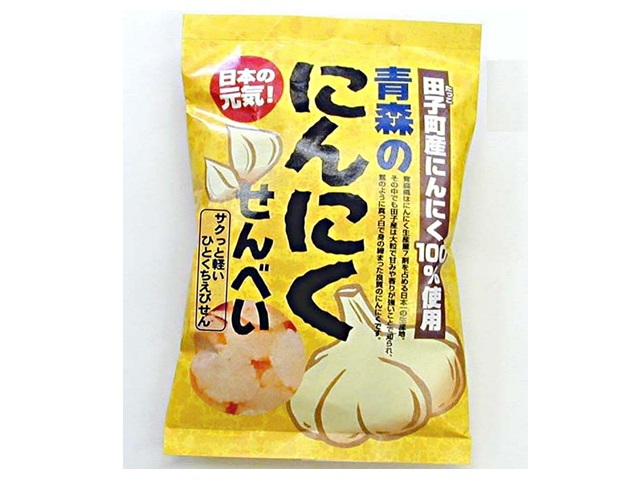 問屋 国分ネット卸】【予約商品】ラグノオ ささき 青森のにんにくせんべい 65g x10: ご予約・お取り寄せ商品 ～  卸・卸売・問屋・仕入れ・まとめ買いのネットショップ