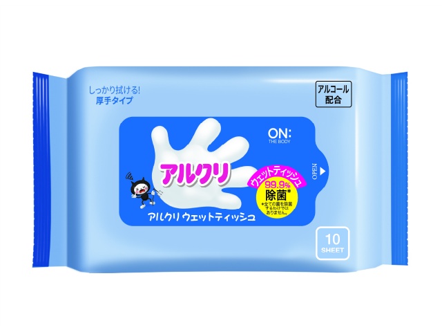 問屋 国分ネット卸】トイレタリージャパン アルクリ アルコール除菌ウェットティッシュ 10枚x1: 日用品・雑貨 ～  卸・卸売・問屋・仕入れ・まとめ買いのネットショップ