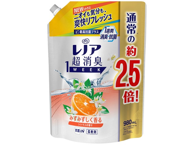 単品18個セット】 レノア超消臭1weekみずみずしく香るシトラスの香り