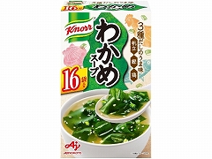 味の素 クノール わかめスープ 16袋入 166.4g x3