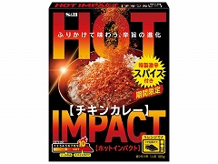 S&B HOT IMPACTチキンカレー 185g x6