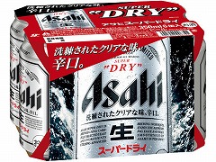 アサヒ スーパードライ 6缶マルチパック 350mlX6 x4