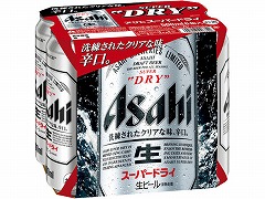 アサヒ スーパードライ 6缶マルチパック 500mlX6 x4