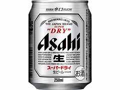 アサヒ 生 スーパーＤＲＹ ６缶パック 250ml x24