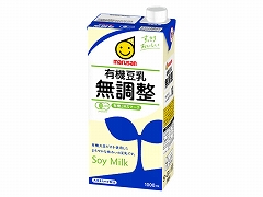 マルサンアイ 有機豆乳無調整 紙 1L x6