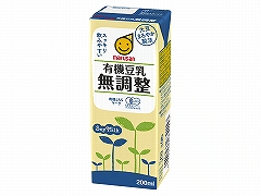 【予約商品】マルサンアイ 有機無調整 豆乳 200ml x24