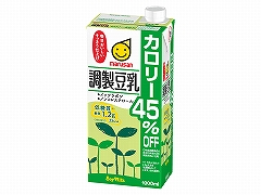 【予約商品】マルサンアイ 調製豆乳 カロリー45%オフ 1L x6