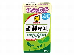 マルサンアイ 調製豆乳 1食分の鉄分 紙 125ml x24