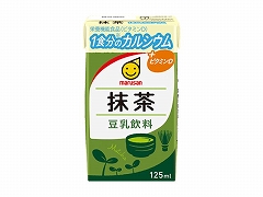 マルサンアイ 豆乳飲料抹茶1食分のカルシウム紙 125ml x24
