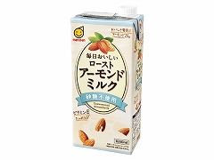 マルサンアイ 毎日おいしいローストアーモンドミルク砂糖不使用 1000ml x6