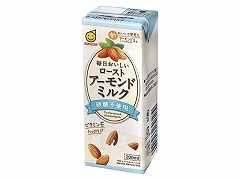 マルサンアイ 毎日おいしいローストアーモンドミルク砂糖不使用 200ml x24