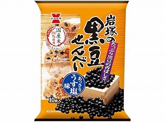 岩塚製菓 岩塚の黒豆せんべい 10枚x12