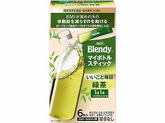 AGF ブレンディマイボトルスティック 機能性緑茶 6本 x6