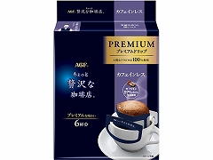 AGF ちょっと贅沢な珈琲店 プレミアムドリップ カフェインレス 6袋×6