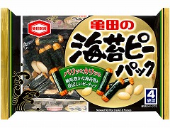亀田製菓 海苔ピーパック 85g ｘ12