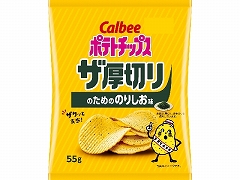 カルビー ポテトチップスザ厚切りのりしお 55g x12
