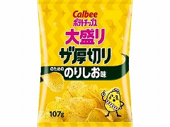 カルビー ポテトチップス 大盛りザ厚切りのりしお 107g x12