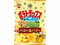 湖池屋 ポテトチップス ハニー&バター 55g x12