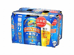キリン 一番搾り 糖質ゼロ ６缶パック 350X6 x4