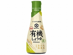 キッコーマン いつでも新鮮特選有機しょうゆ 200ml x12