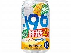 サントリー 196無糖マンゴーヨーグリート缶 350ML x24