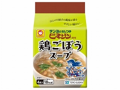 東洋水産 マルちゃんビミサン使用鶏ごぼうスープ4食 5gX4 x10