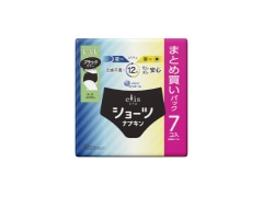大王製紙 エリスショーツ L〜LL昼・夜 長時間用 ブラックカラー7コx1
