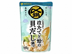 ミツカン 北海道産ほたてと蛤の貝だし鍋つゆ 750g x12