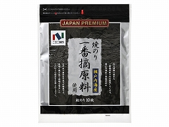 ニコニコのり 瀬戸内海産一番摘原料焼のり 10枚 x20