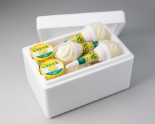 【冷凍】レモン牛乳カップ、レモン牛乳ソフト 6個X2種【A-3】