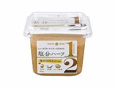 ひかり味噌 塩分ハーフ 400gx8