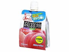 マンナンライフ 集中タイプの蒟蒻畑ピーチ味 150g x6