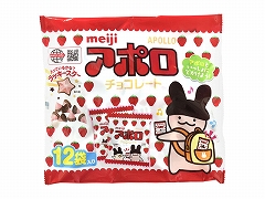 明治 アポロ 袋 100.8g x18