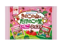 明治 きのこたけのこいちごショコラ 袋 92g x18