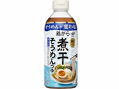 ヤマサ 鶏がら煮干そうめんつゆ 醤油味 500mlx12