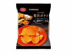 ヤマザキビスケット　アツギリ贅沢ポテト３種の濃厚チーズ味　55g　x12