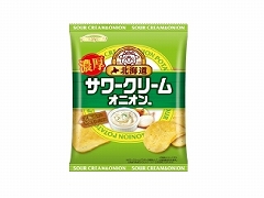 山芳製菓 ポテトチップス 北海道サワークリームオニオン味 47g x12
