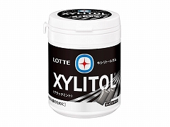 ロッテ キシリガム ブラックミント ファミリーボトル 133g x6