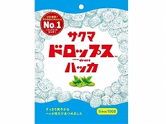 サクマ製菓 袋入りドロップス ハッカ 105g x10