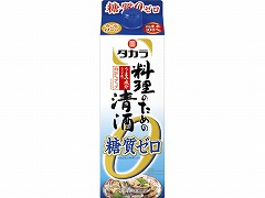 【訳アリ商品】宝 料理のための清酒 糖質ゼロ 紙パック 900ml