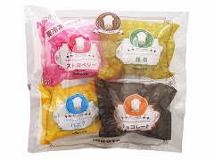 ★【予約商品】洋菓子のヒロタ シューアイスクリーム 袋４個入 43mlx4 x20